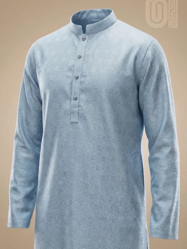 Ebony Jamdani Panjabi