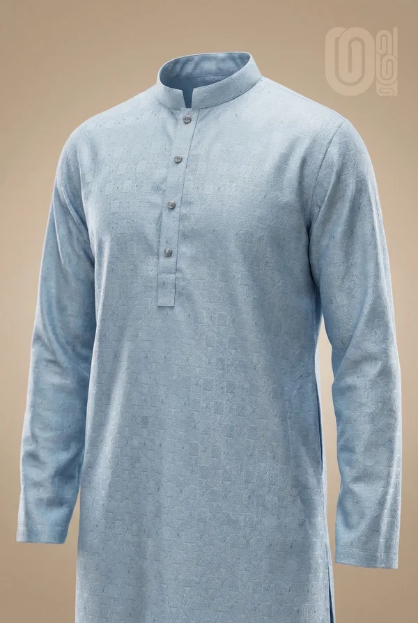 Ebony Jamdani Panjabi